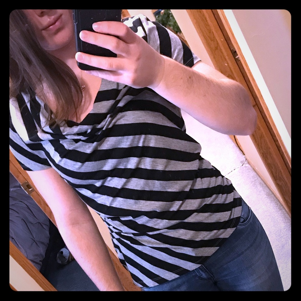 Scooped shirt